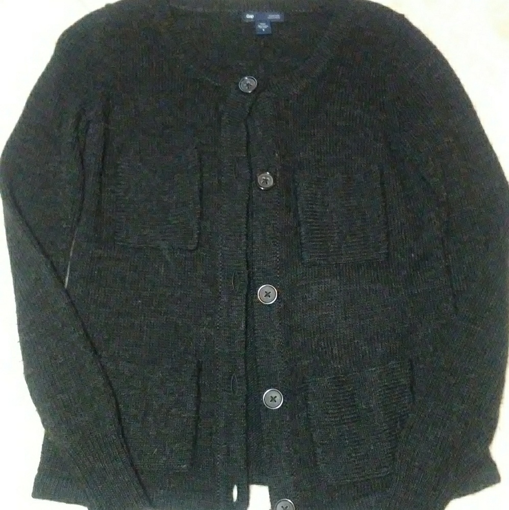 Gap Charcoal Gray Cardigan